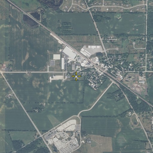 Aerial/Satellite Image of Ridgefield School, IL