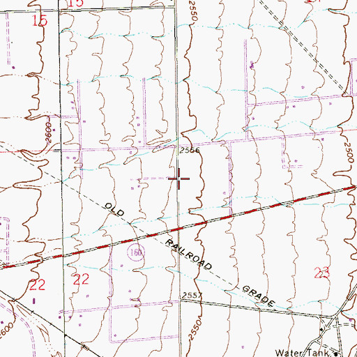 Topographic Map of Mountain's Edge, NV