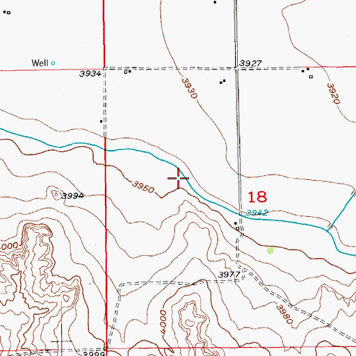 Topographic Map of Jones Ditch, CO