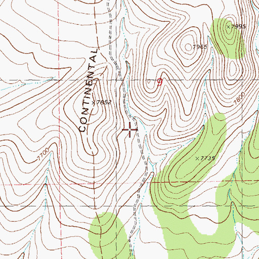 Topographic Map of Attavesudo Tank, NM
