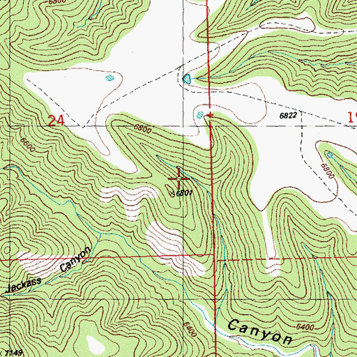 Topographic Map of B and P Tank, NM