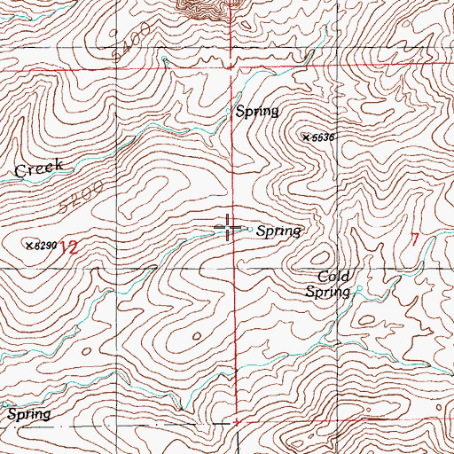 Topographic Map of Bee Tree Spring, AZ