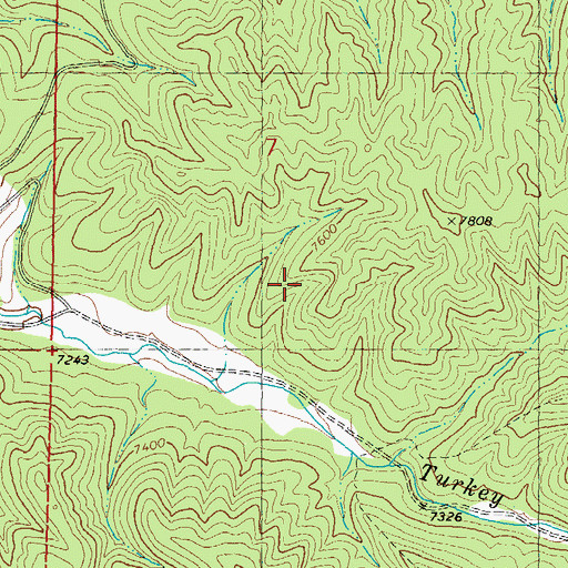 Topographic Map of Black Range Ranger District, NM