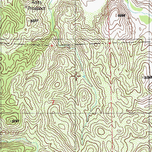 Topographic Map of Blue Stone Tank, NM
