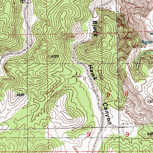 Topographic Map of Blue Stone Well, NM
