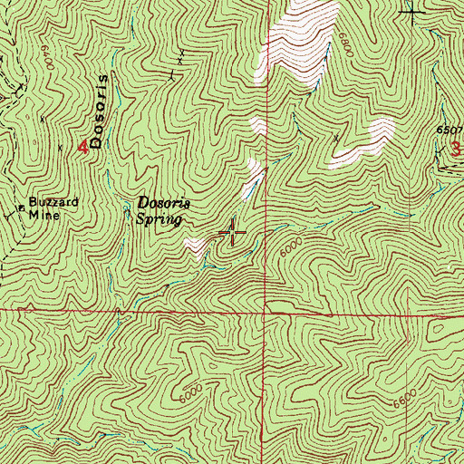 Topographic Map of Bradshaw Ranger District, AZ