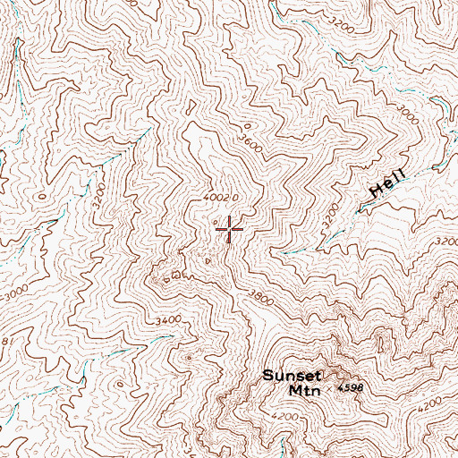 Topographic Map of Cave Creek Ranger District, AZ