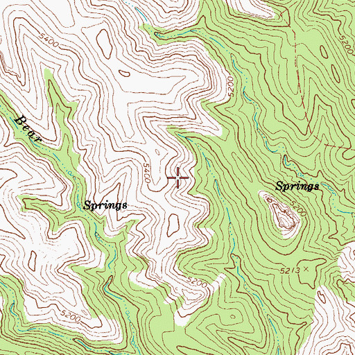 Topographic Map of Clifton Ranger District, AZ