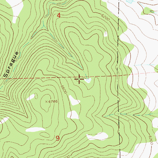 Topographic Map of Corner Tank, NM