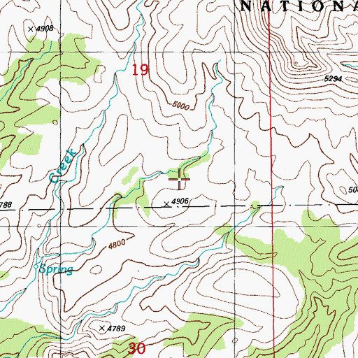 Topographic Map of Coyote Corral, AZ