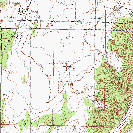 Topographic Map of Dan Tank, NM