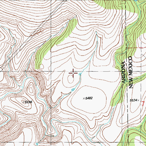Topographic Map of Garner Tank Number 1, AZ