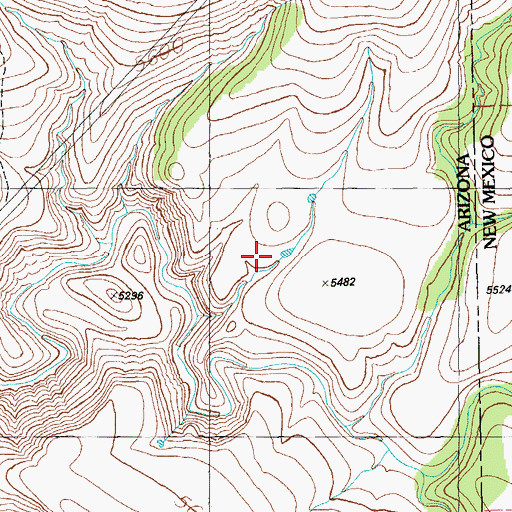 Topographic Map of Garner Tank Number 2, AZ