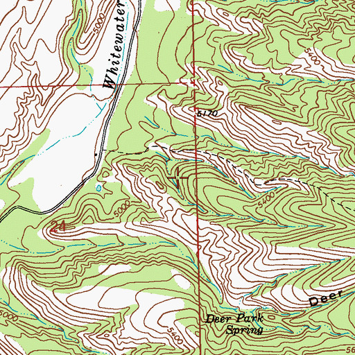 Topographic Map of Glenwood Ranger District, NM