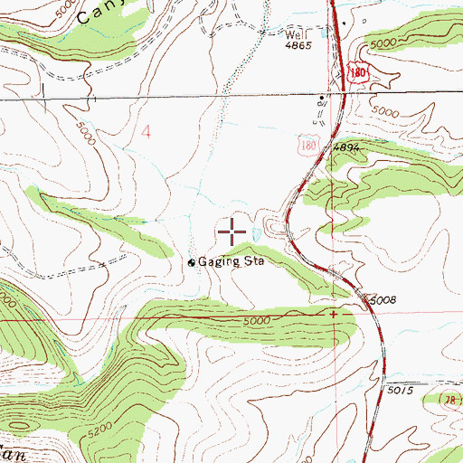Topographic Map of Graham Tank, NM
