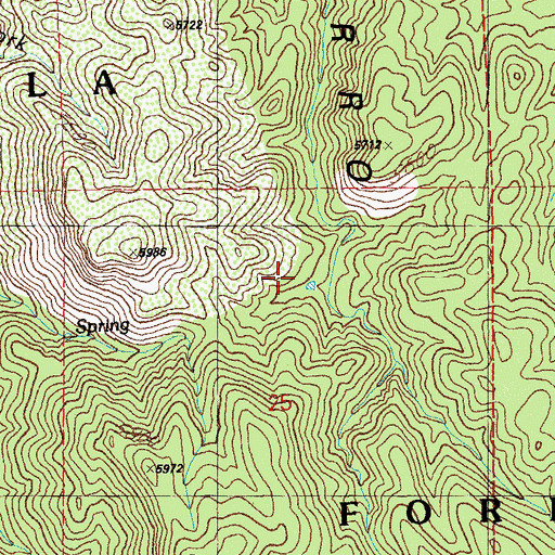 Topographic Map of Juniper Tank, NM