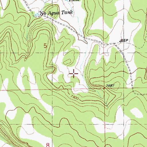 Topographic Map of Juniper Tank, NM