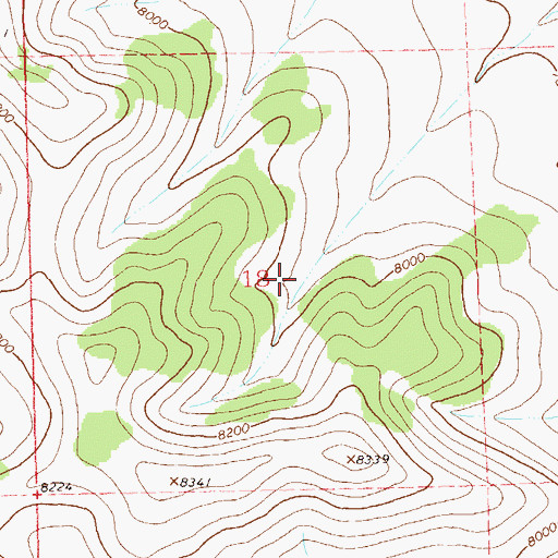 Topographic Map of Kathy Tank, NM