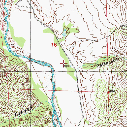 Topographic Map of Little Windmill, NM