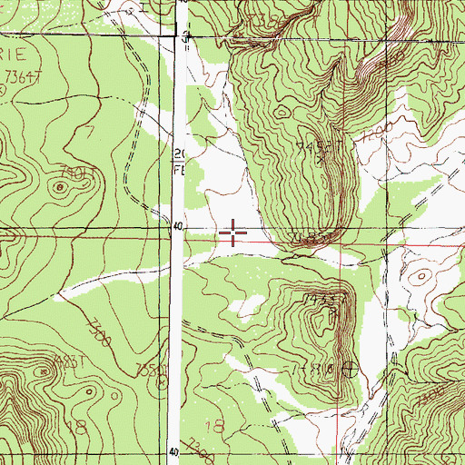 Topographic Map of Mascoso Tank, NM