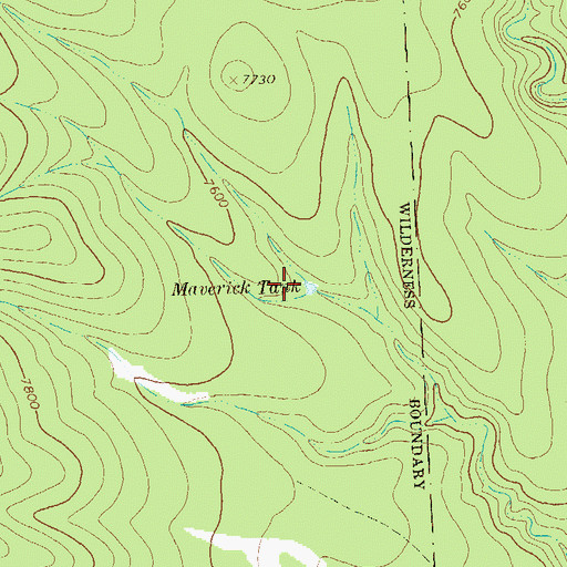 Topographic Map of Maverick Tank Number Two, NM