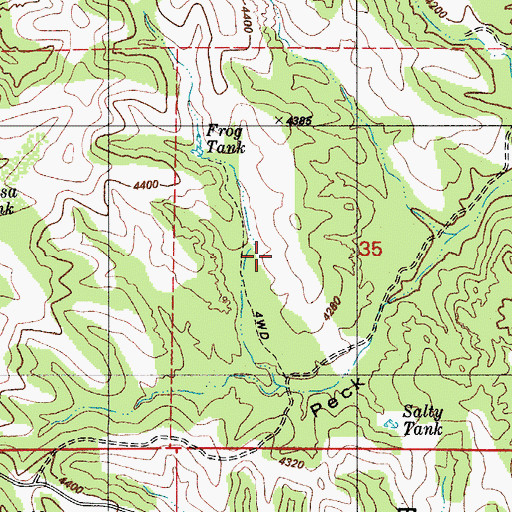 Topographic Map of Nogales Ranger District, AZ