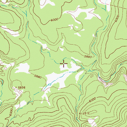 Topographic Map of Open Flat Corral, AZ
