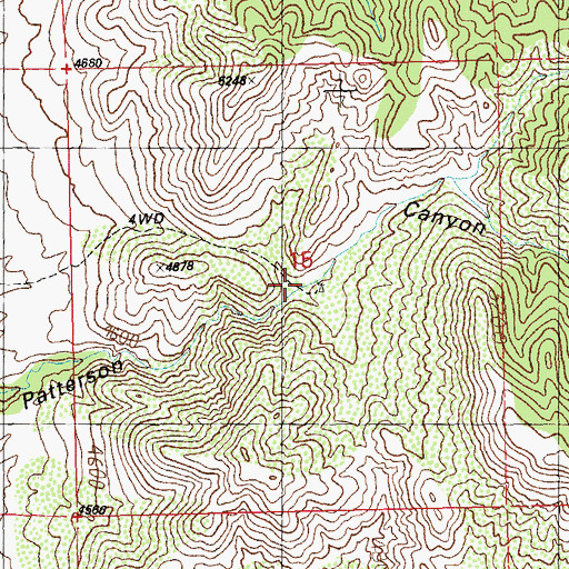 Topographic Map of Patterson Windmill, NM