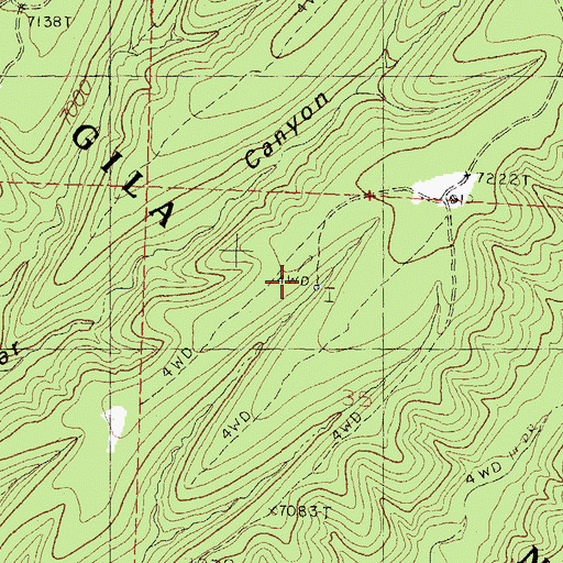 Topographic Map of Pit Tank, NM