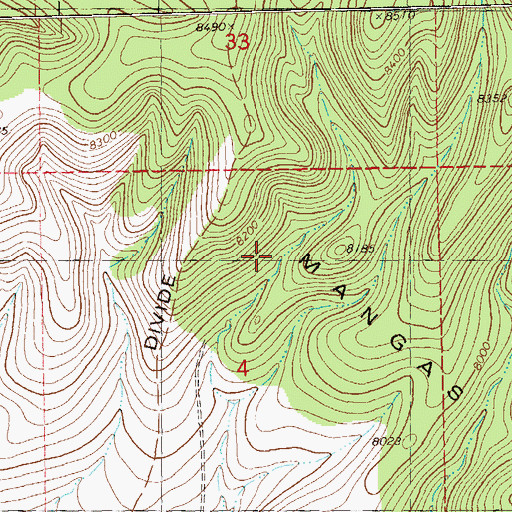 Topographic Map of Poacher Tank, NM