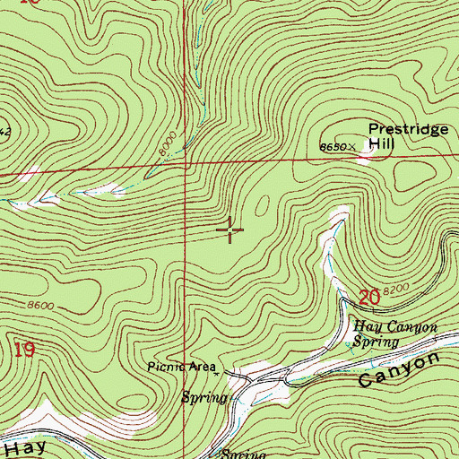 Topographic Map of Sacramento Ranger District, NM