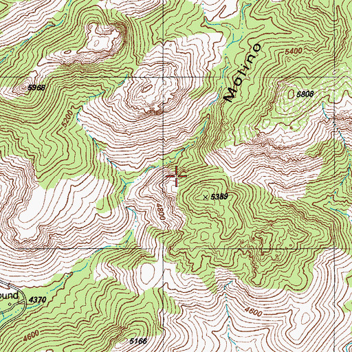 Topographic Map of Santa Catalina Ranger District, AZ