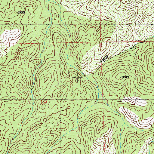 Topographic Map of Schoolhouse Windmill, NM
