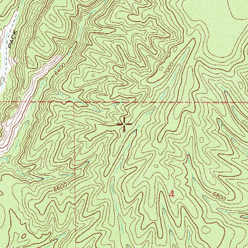 Topographic Map of Skates Tank, NM