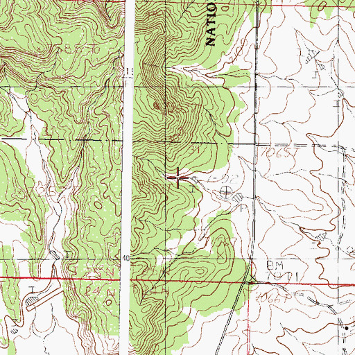 Topographic Map of Steve Tank, NM