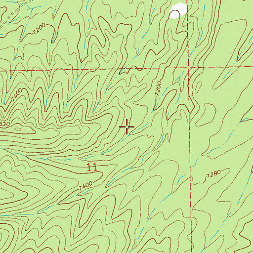 Topographic Map of Swapp Tank, NM
