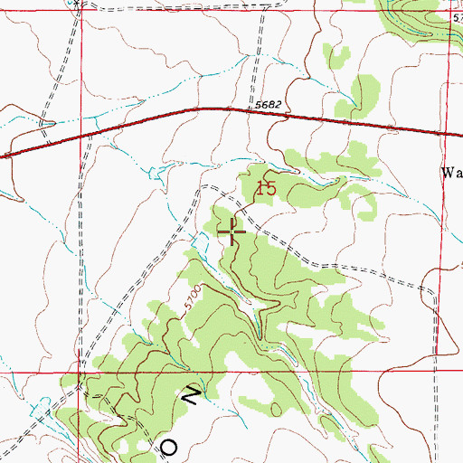 Topographic Map of Pion Ridge, CO