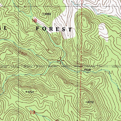 Topographic Map of Taylor Well, NM