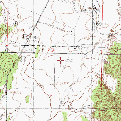 Topographic Map of Tonya Tank, NM