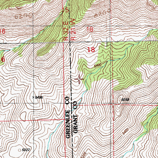 Topographic Map of Water Haul Spring, NM