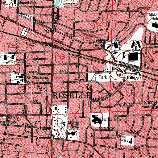Topographic Map of Canaan Apostolic United Church, IL