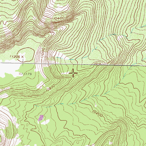 Topographic Map of Parkville (historical), CO