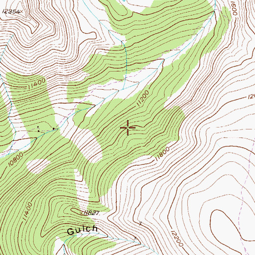 Topographic Map of Rexford (historical), CO