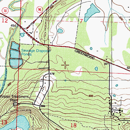 Topographic Map of East Pointe Elementary School, AR