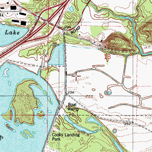 Topographic Map of Crystal Hill Elementary School, AR