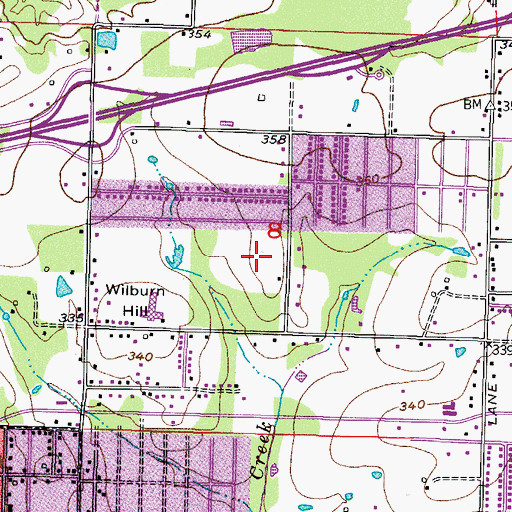 Topographic Map of Edward D Trice Elementary School, AR