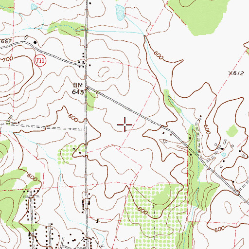 Topographic Map of Woodgrove Park, VA