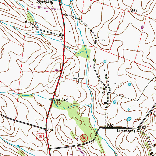 Topographic Map of Temple Hall Farm Regional Park, VA