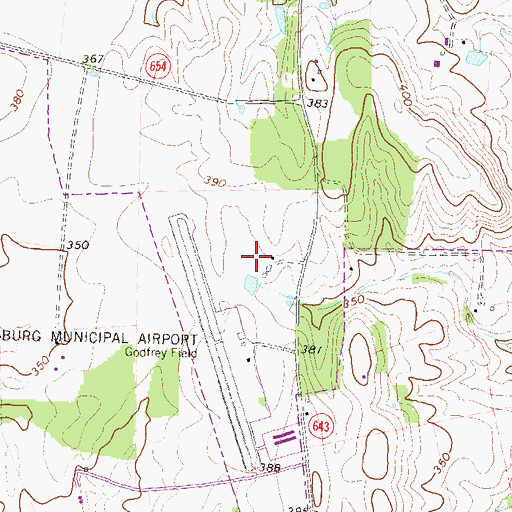 Topographic Map of Smithsonian Naturalist Center, VA