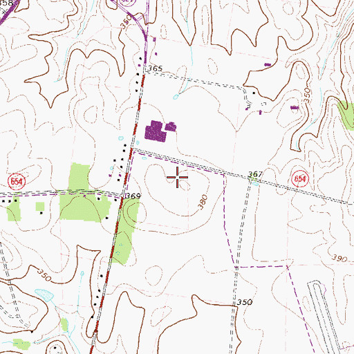 Topographic Map of Freedom Park, VA